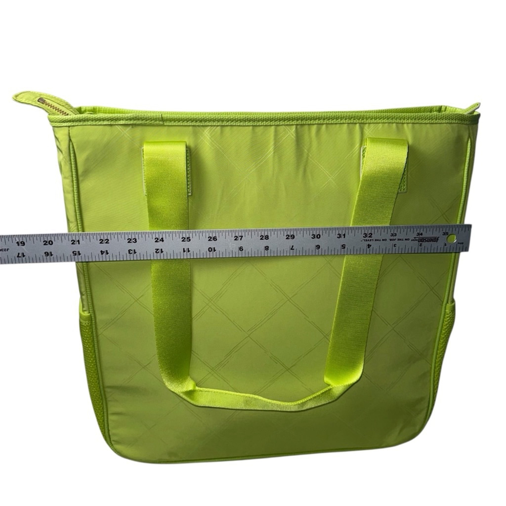 Women's Vera Bradley Lime Green Preppy Poly NoSo Tote One Size NWT - Picture 13 of 14